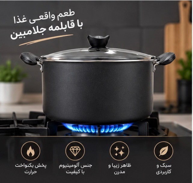 قابلمه جلا مبین سایز ۲۲