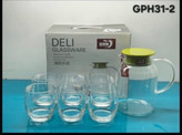 ست پارچ و لیوان شیشهای DELI GLASSWARE